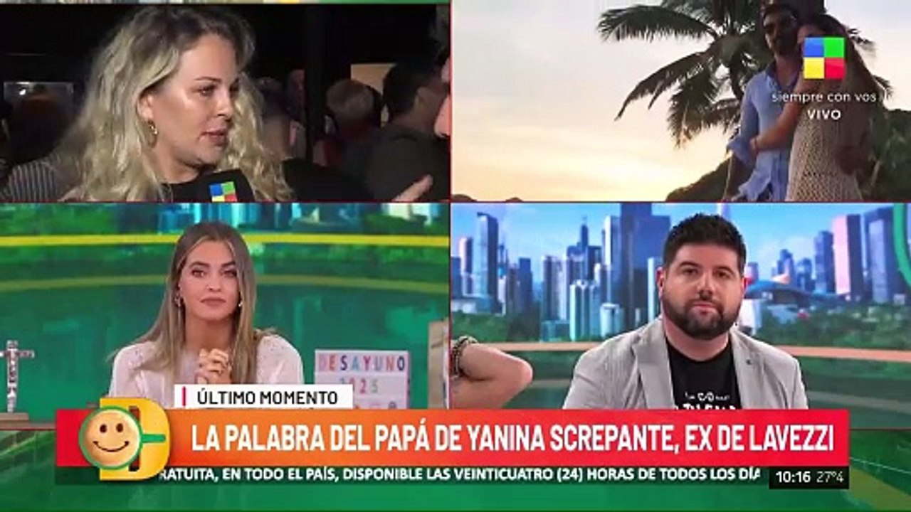 El fuerte audio del papá de Yanina Screpante contra el Pocho Lavezzi