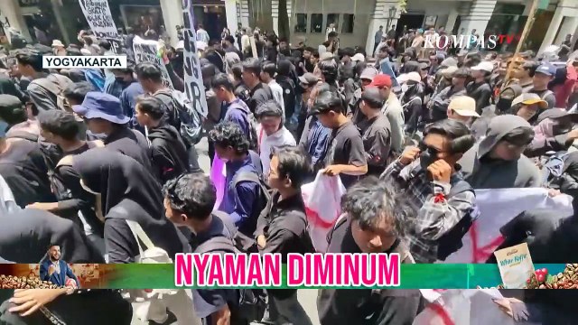 Aksi Indonesia Gelap, Mahasiswa di Yogyakarta 'Long March' dari DPRD ke Istana Gedung Agung