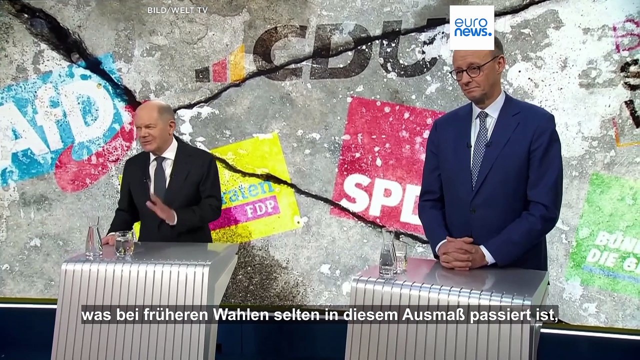 Migration, Wirtschaft und Sicherheit: Die letzte Kanzlerdebatte vor der Bundestagswahl