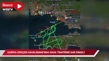 Sabiha Gökçen Havalimanı’nda hava trafiğine kar engeli, telsiz konuşmaları ortaya çıktı