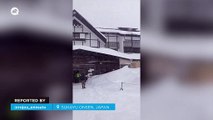 5 meters of snow accumulate in Sukayu Onsen (Japan), the highest value since 2013