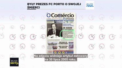 Czy były prezes FC Porto przewidział trzęsienie ziemi w dniu swojego pogrzebu?