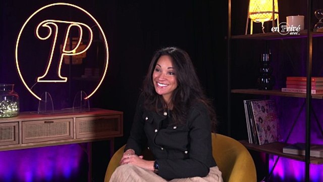 Cindy Fabre en interview pour En privé avec , le format original de Purepeople.com.
