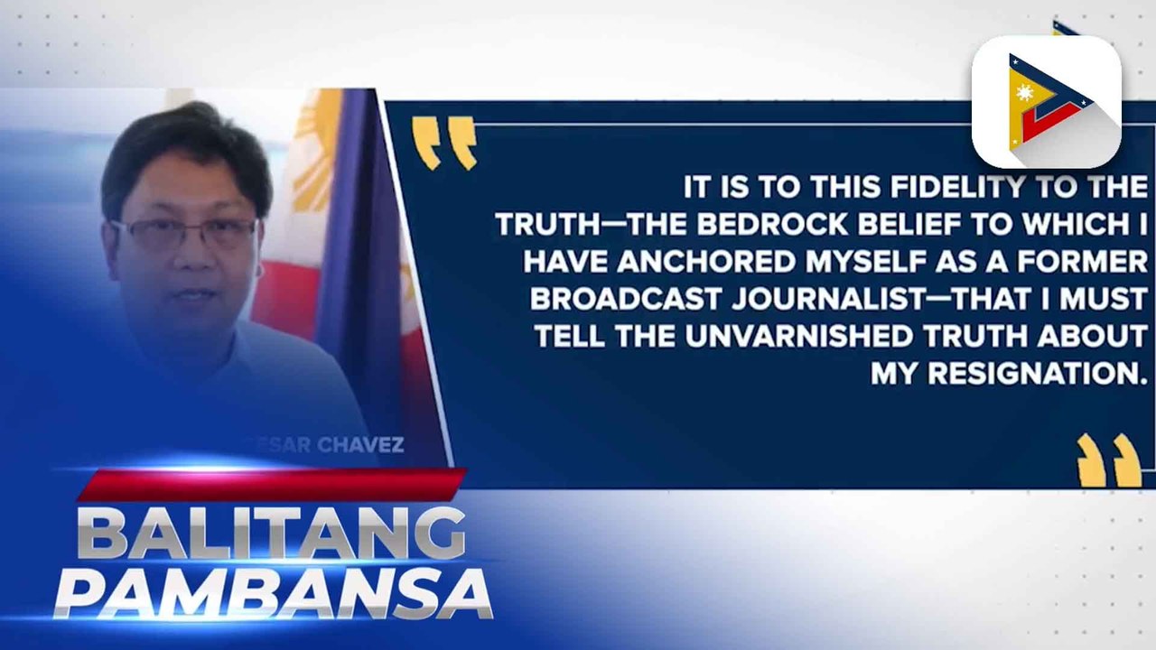 PCO chief resigns, thanks PBBM for opportunity to serve PH