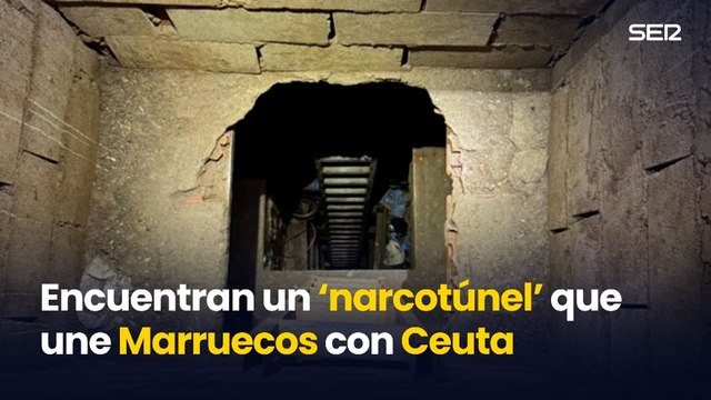 Descubren un 'narcotúnel' empleado para transportar grandes cantidades de hachís desde Marruecos hacia Ceuta