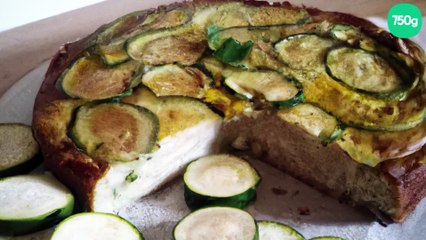 cake chévre et courgette