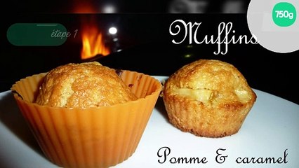 Muffin pommes & caramel