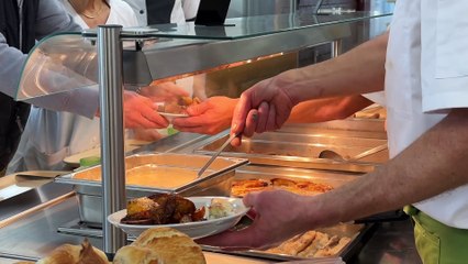 Le self du collège d'Andrézieux-Bouthéon au Salon de l'agriculture