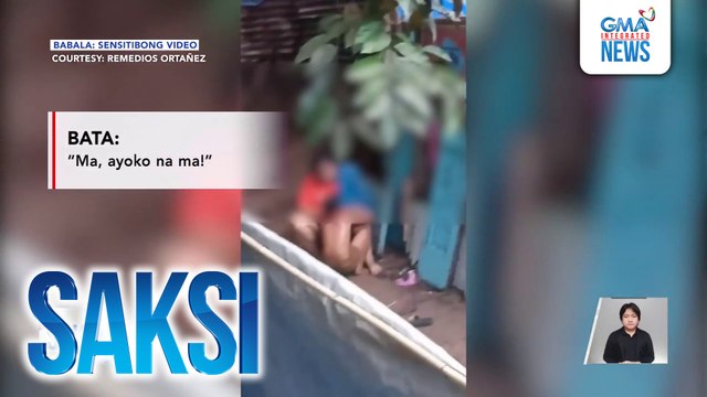 8-anyos na lalaki, sinuntok at sinakal ng kanyang ina; lola ng bata, pinalo naman siya ng tsinelas | Saksi