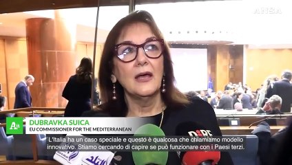 La commissaria Suica: "Ue al lavoro per gestire la migrazione"