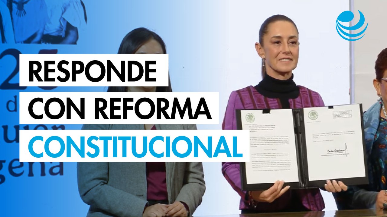 Sheinbaum responde con reforma constitucional a la designación como terroristas de los cárteles
