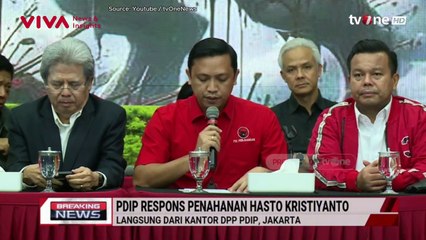Respons PDIP Hasto Jadi Terangka "Ini Penahanan Politik"
