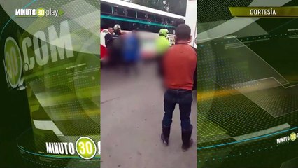 Un bus chocó y arrastró a un motociclista en la avenida Boyacá la víctima falleció