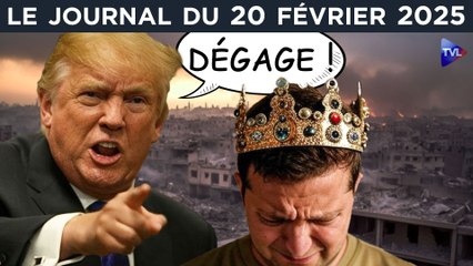 Zelensky : une fin de règne ? - JT du jeudi 20 février 2025