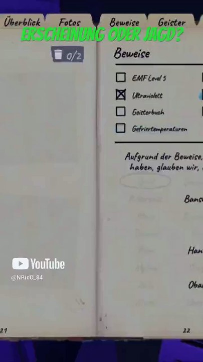 Eine Jagd-Erscheinung - im Lets Play Phasmophobia Teil 21