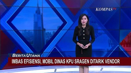 Imbas Efisiensi Anggaran, Mobil Dinas Komisioner KPU Sragen Ditarik Vendor
