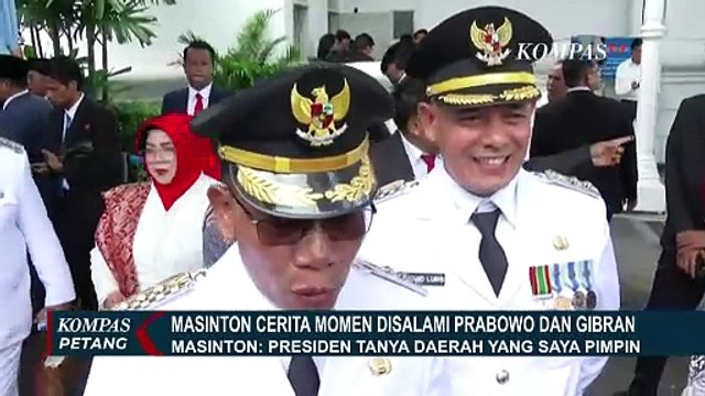 Cerita Momen Disalami Prabowo dan Gibran, Masinton: Presiden Tanya Daerah yang Saya Pimpin