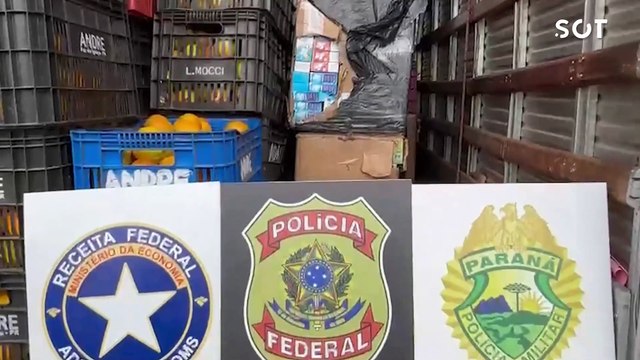 Laranjas com recheio ilícito: Operação conjunta apreende carga de cigarros eletrônicos em Cascavel