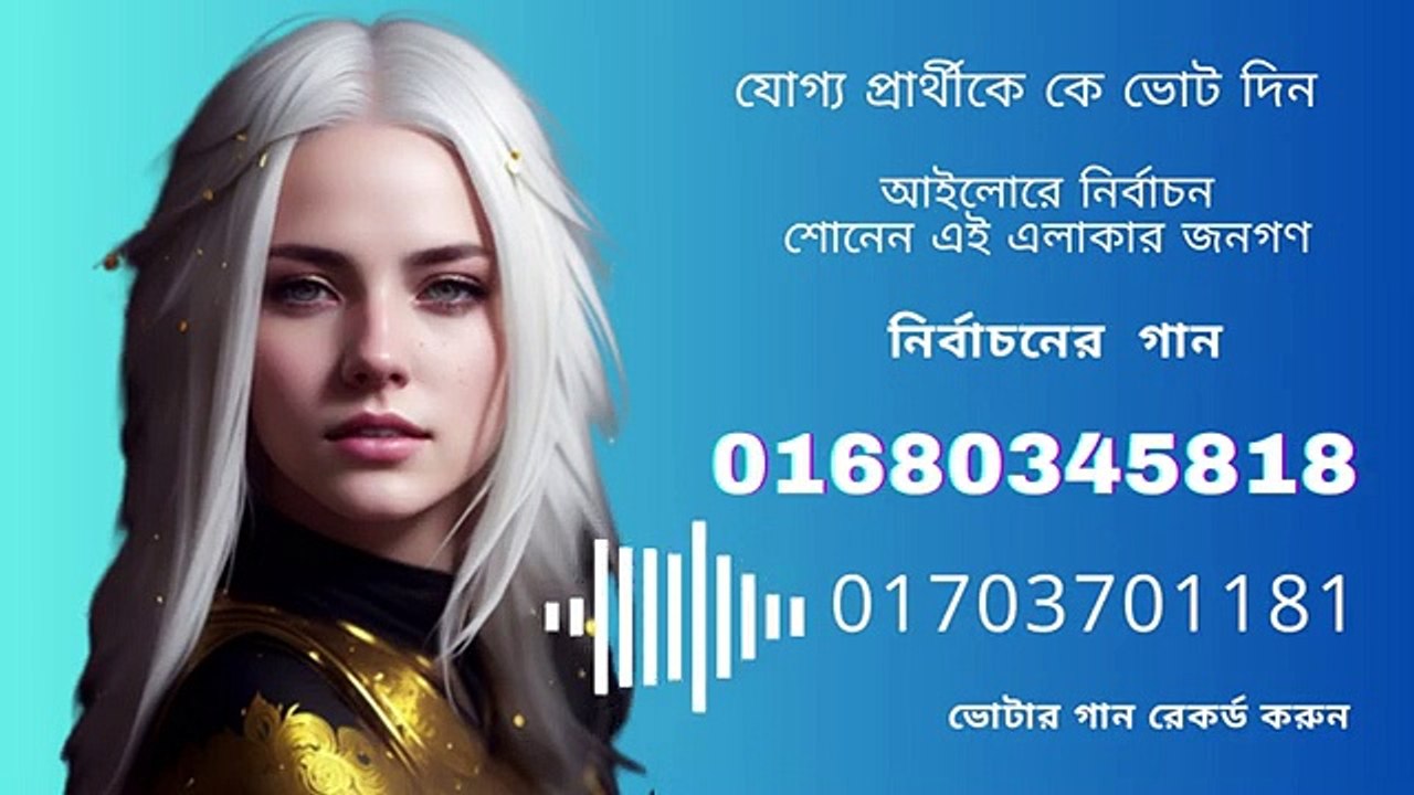 সকল মার্কা ও সকল প্রার্থীর নির্বাচনী গান স্টুডিও 01680345818