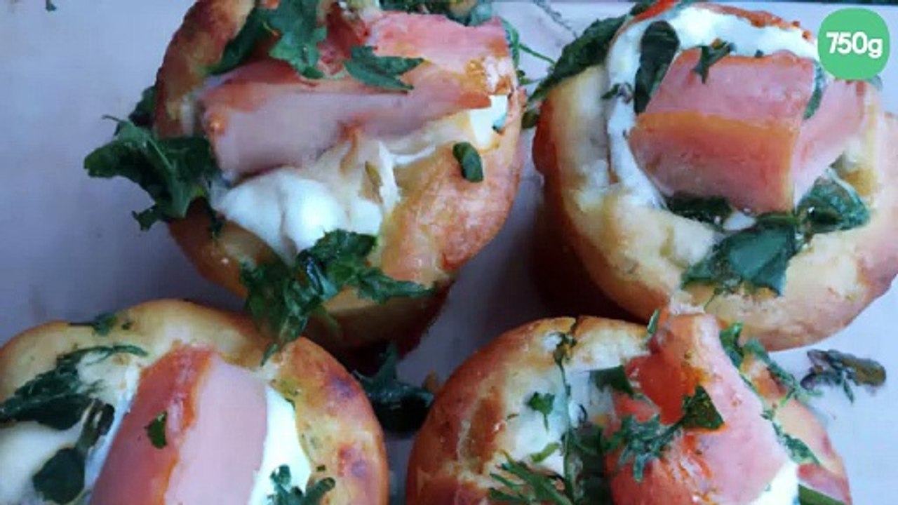 Muffins saumon fumé et féta