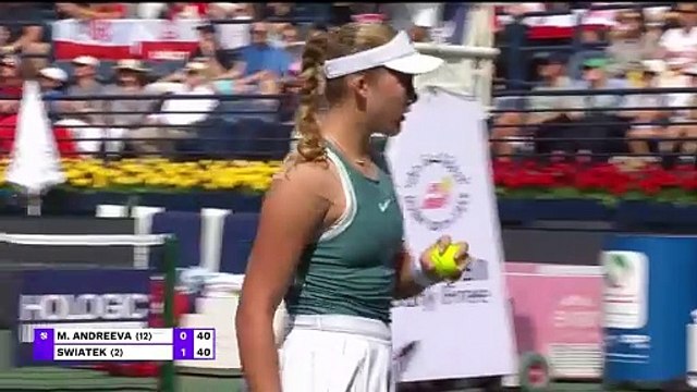 TENNIS: WTA Dubai: Swiatek stunned by 17-year-old Andreeva in Dubai