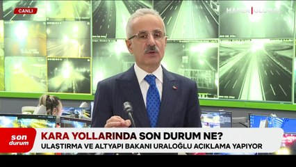 Bakan Uraloğlu uyardı: Sürücülerimizin kış lastiğiyle trafiğe çıkması çok önemli