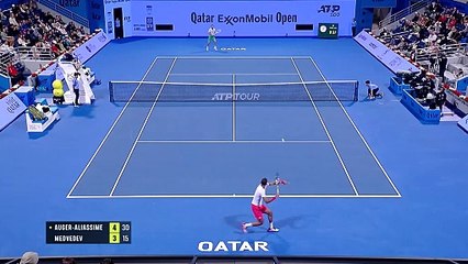 Doha - Medvedev abandonne face à Auger-Aliassime