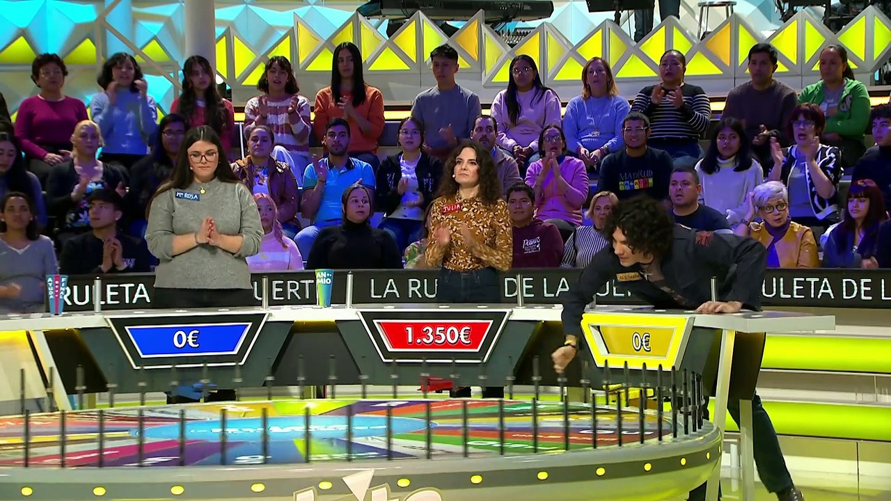 La Ruleta de la Suerte Julia pierde 1.350 euros al equivocarse en una consonante