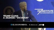 Trump llama a Zelenski 