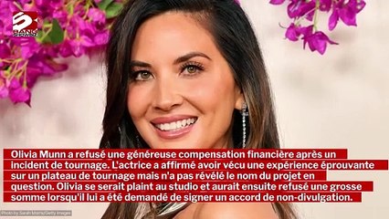 “C'était tellement traumatisant” : Olivia Munn raconte avoir refusé un gros chèque suite à un incident de tournage
