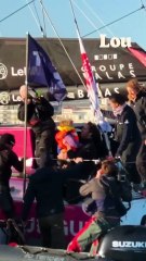 Vendée Globe : Ému, Tanguy Le Turquais retrouve sa famille