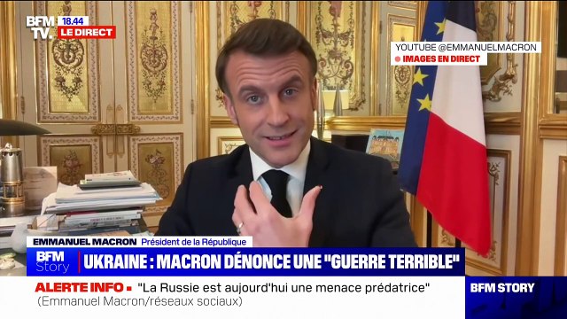 Emmanuel Macron: Nous, Européens, devons augmenter notre effort de guerre