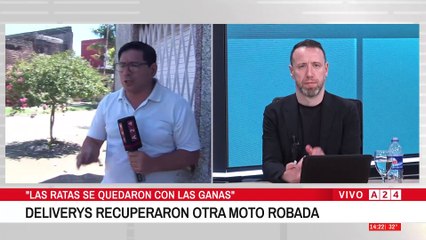 🚨 "LAS RATAS SE QUEDARON CON LAS GANAS": DELIVERYS RECUPERARON OTRA MOTO ROBADA