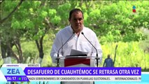 Desafuero de Cuauhtémoc Blanco se retrasa otra vez