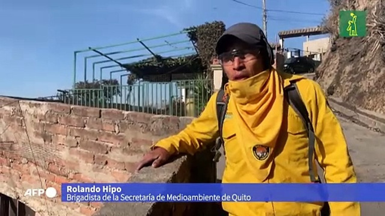 Incendios forestales en Quito dejan varios heridos y un centenar de familias evacuadas