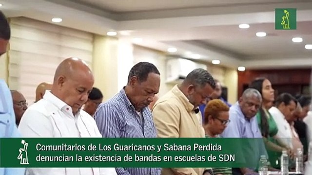 Comunitarios de Los Guaricanos y Sabana Perdida denuncian la existencia de bandas en escuelas de SDN_1