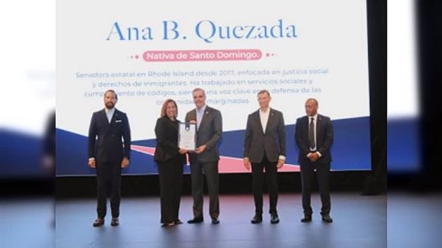 Abinader reconoce a dominicanos destacados en Estados Unidos