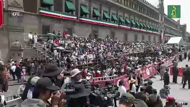 Fuerzas Armadas de México dan bienvenida a Sheinbaum en desfile