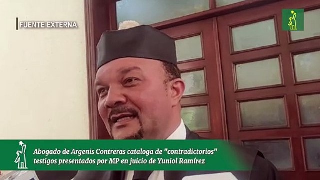 Abogado de Argenis Contreras cataloga de contradictorios testigos presentados por MP en juicio de Yuniol Ramírez