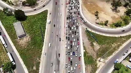 Este lunes habilitarán los 14 carriles del kilómetro 9 de la autopista Duarte, según Obras Públicas