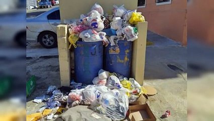 Dos semanas sin recoger basura en calle Villa Aura