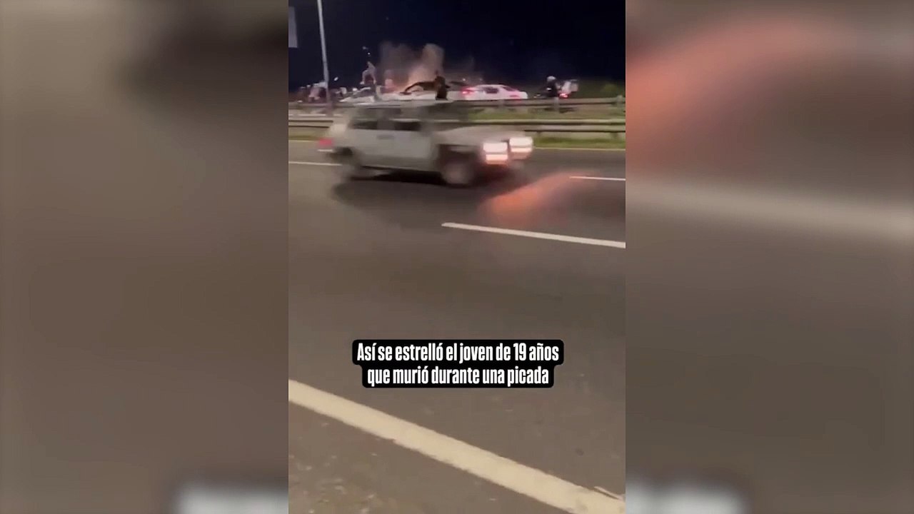 Un joven de 19 años murió este jueves a la madrugada en un choque múltiple