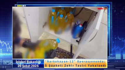 “Narkokapan-12” Operasyonunda; 2’si Yabancı Uyruklu Olmak Üzere 5 Şüpheli Zehir Taciri Yakalandı
