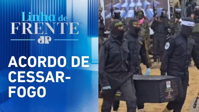 Hamas entrega corpos de reféns israelenses em caixões pretos | LINHA DE FRENTE