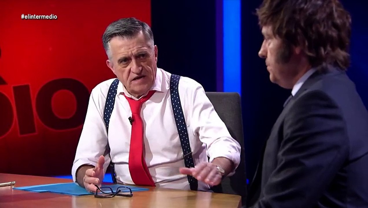 La imitación de Milei en la TV española