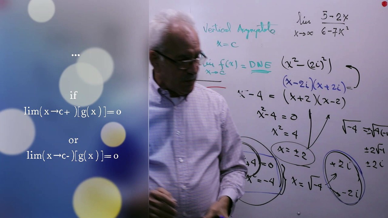 Lecture-3B. Business Calculus. More about Limits