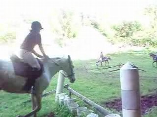 Fou rire sur le cross