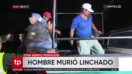 Arrestan a cuatro personas por presunto linchamiento que acabó con la vida de un ladrón en Santa Cruz