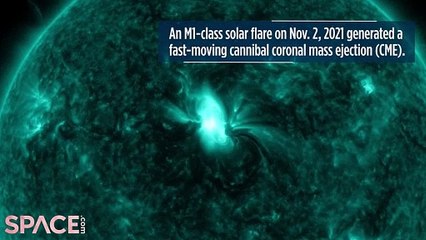 Cannibal Coronal Mass Ejection Generated By Strong Solar Flare