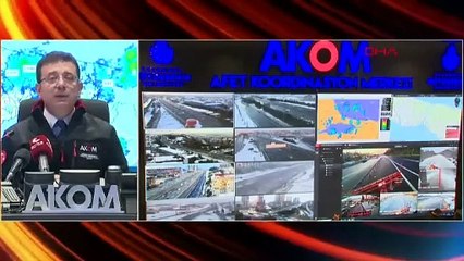 İstanbul - İmamoğlu: Aracınızla mümkün olduğu kadar yarın trafiğe çıkmayın